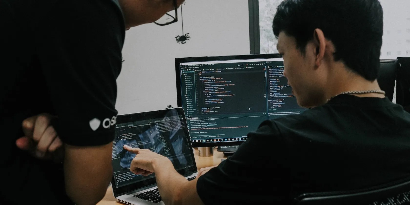 Men Working on Computers