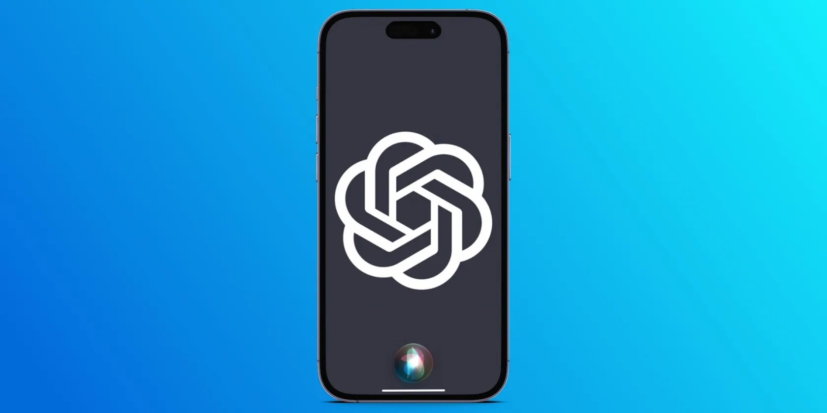 ChatGPT on an iPhone with Siri