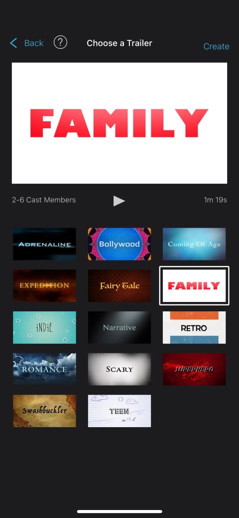 imovie movie trailer templates