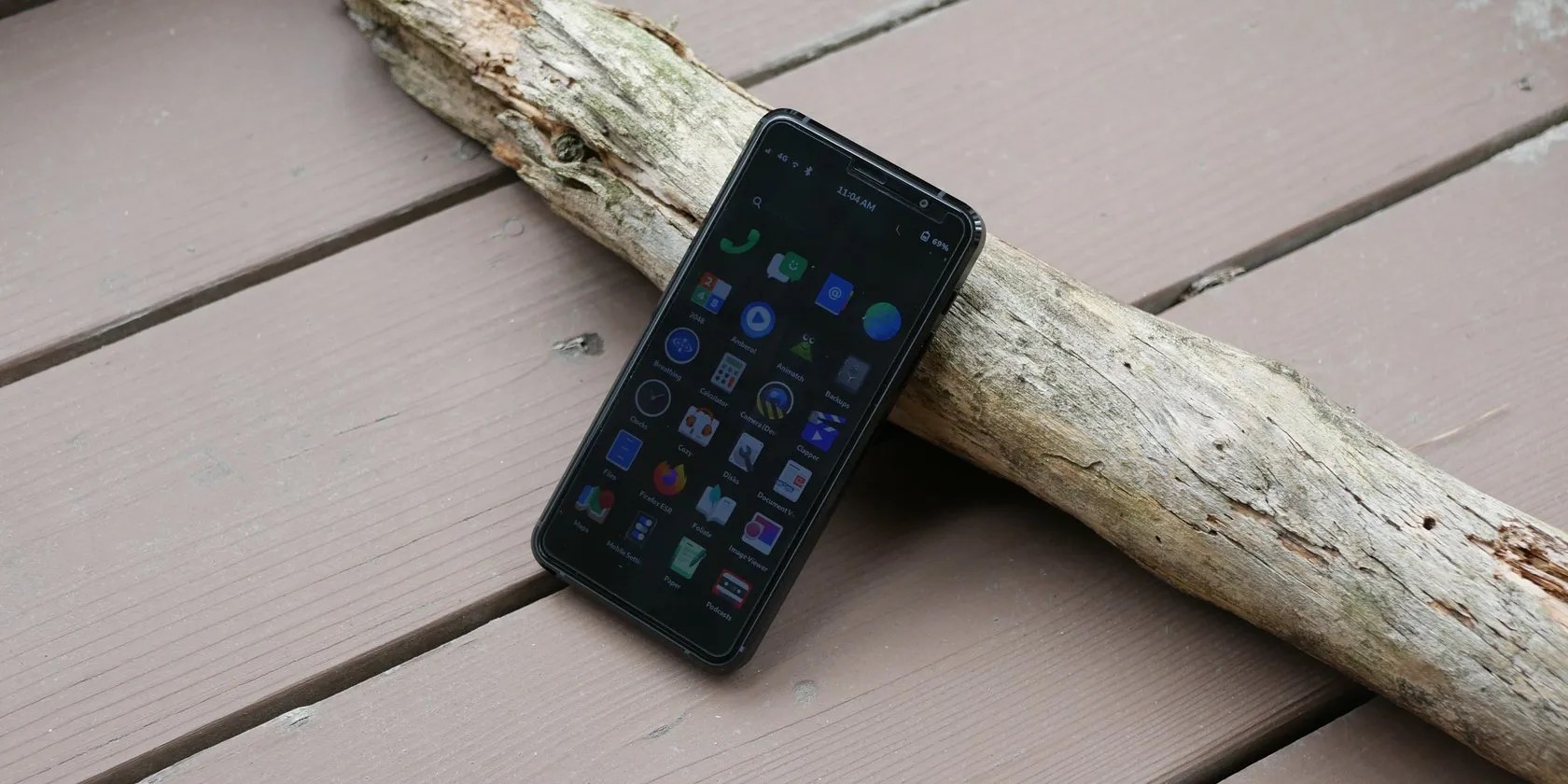 Photo of a Purism Librem 5.