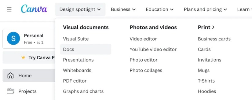 Canva AI Magic Write Where to Find Docs