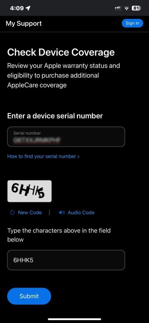 Check device coverage iPhone