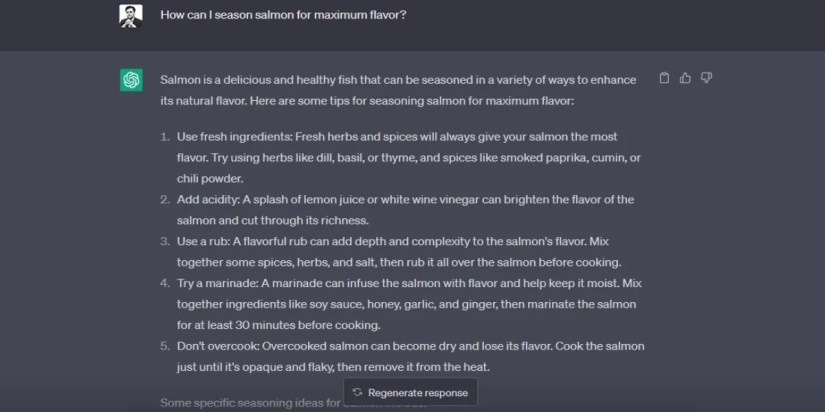 Learn new cooking techniques with ChatGPT