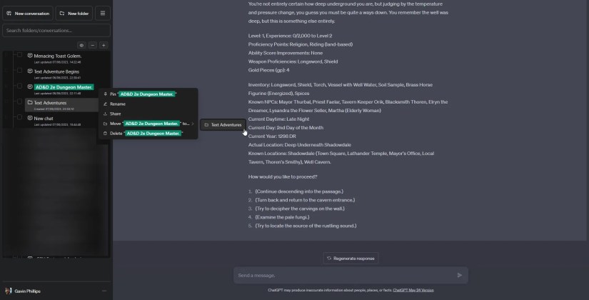 moving chatgpt conversations to new folder chatgpt folders
