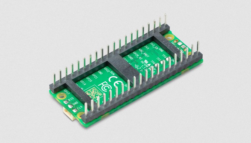 raspberry pi pico h underside