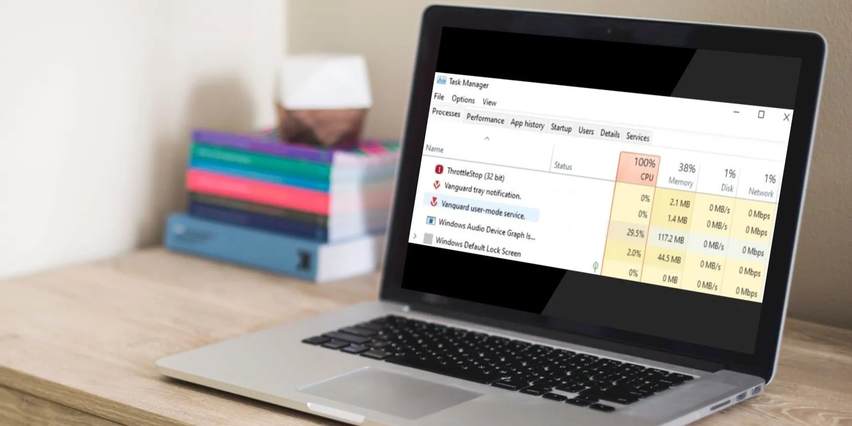 Vanguard User Mode Service Process Consuming High CPU Resources in the Task Manager