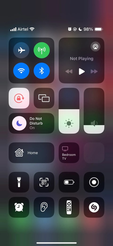 iOS Control Center