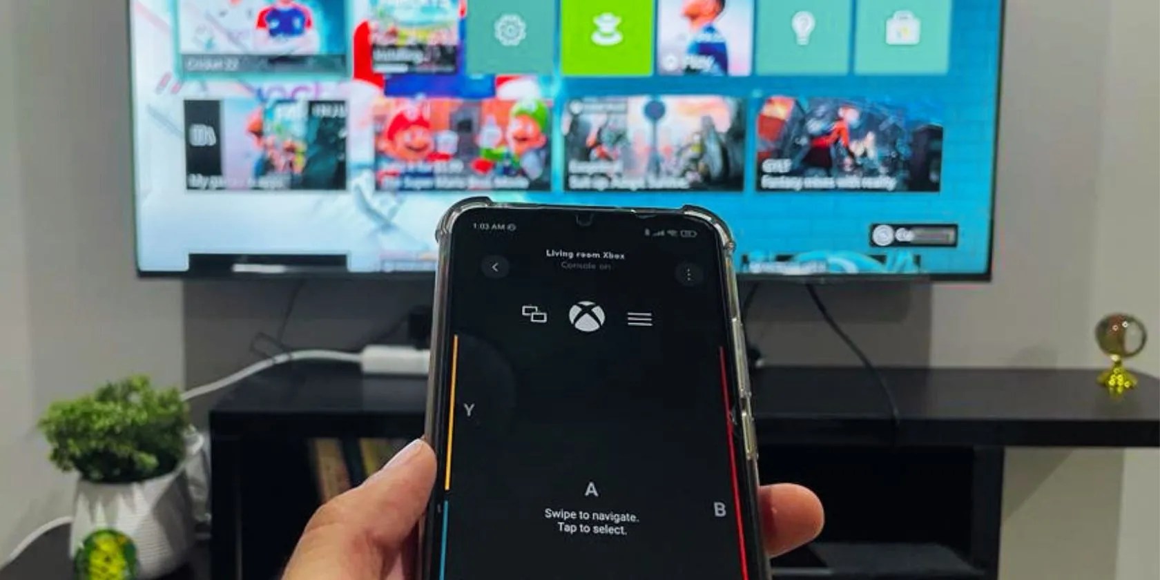 Xbox remote control on phone