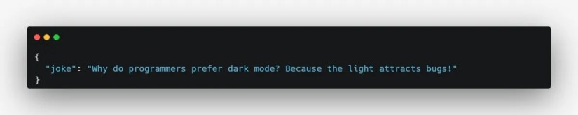 Programming joke output generated via Chat Completions API