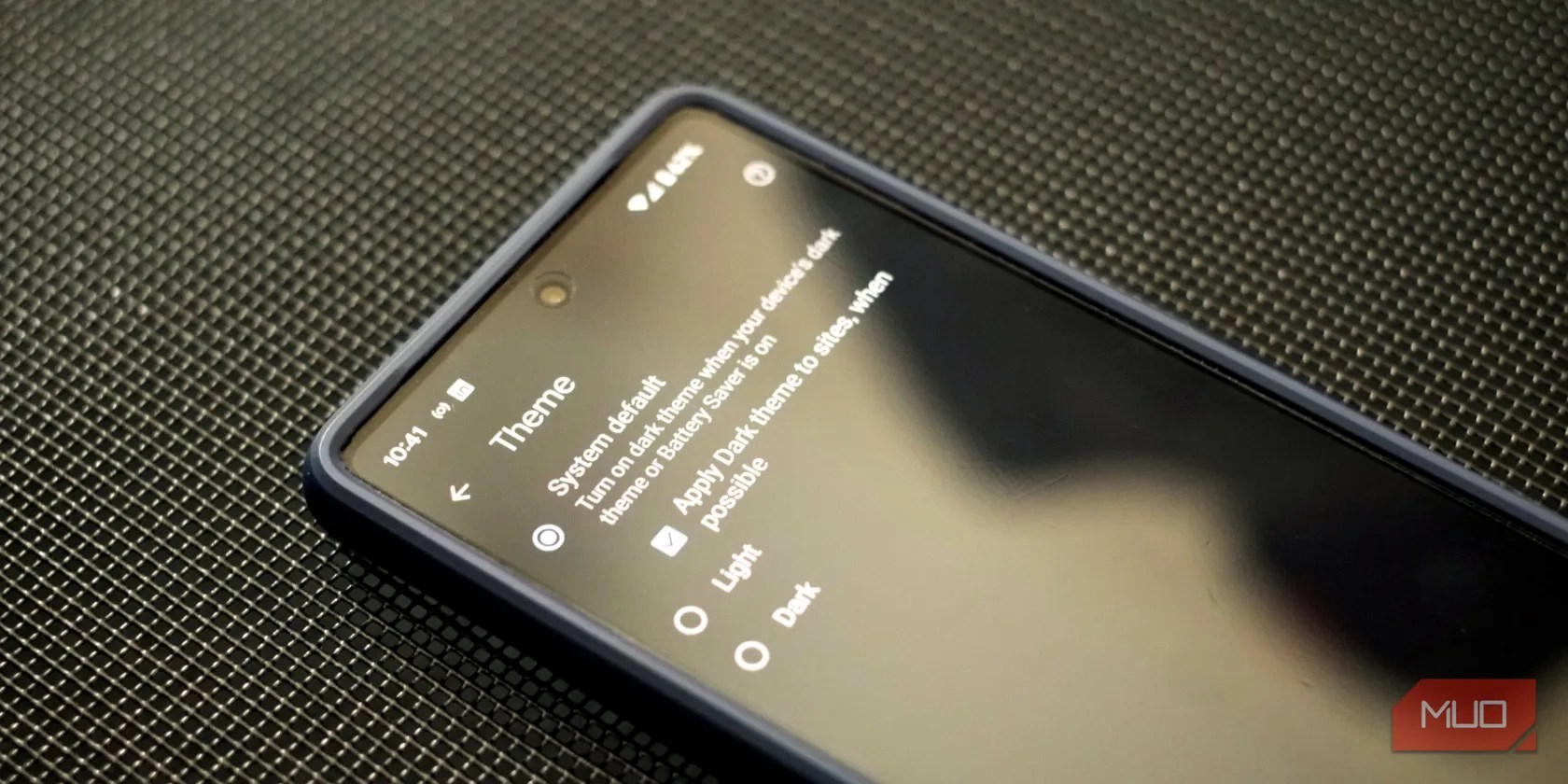 dark theme chrome android