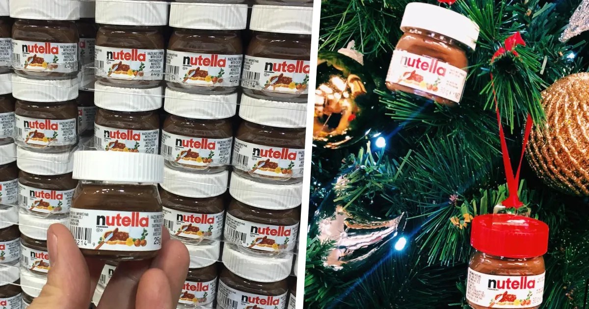 Target Is Selling MiniNutella Ornaments For Your Chocolate Christmas Tree