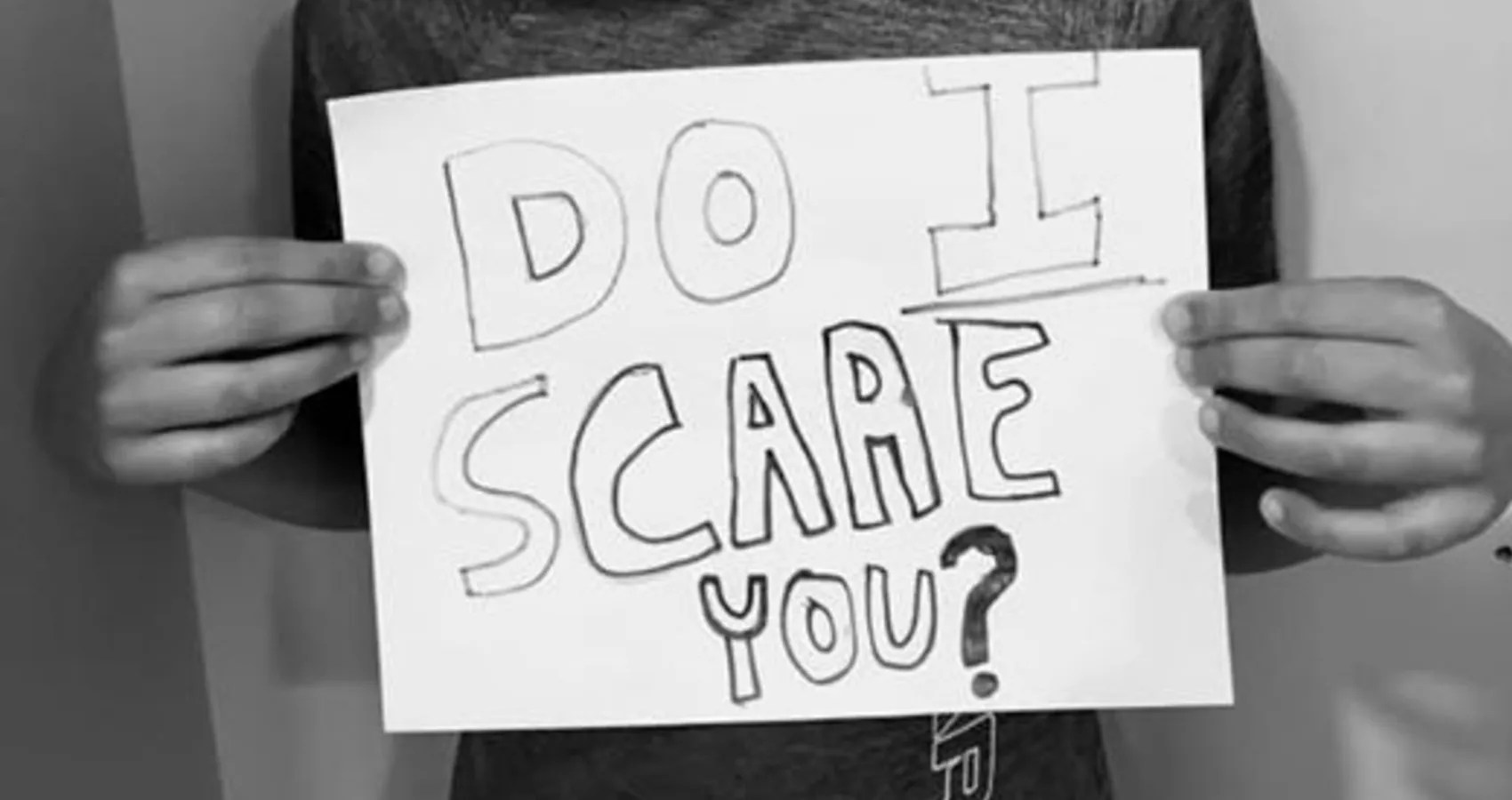 'Do I Scare You' Poem & Photo Is A Powerful Message