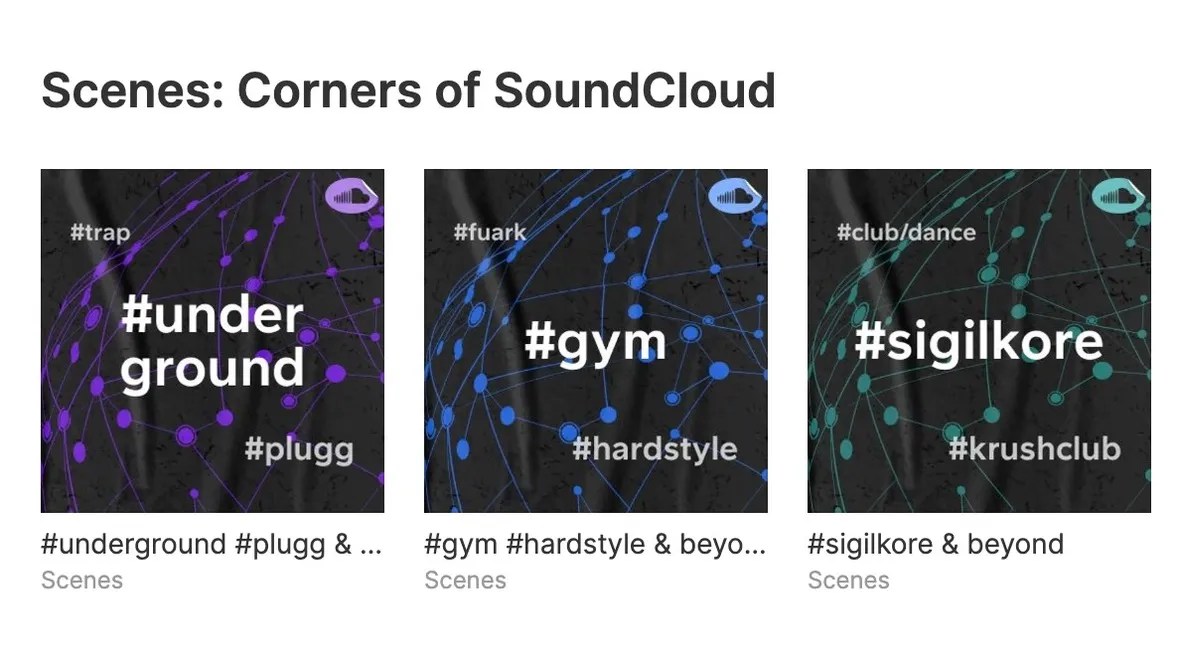 SoundCloud Scenes