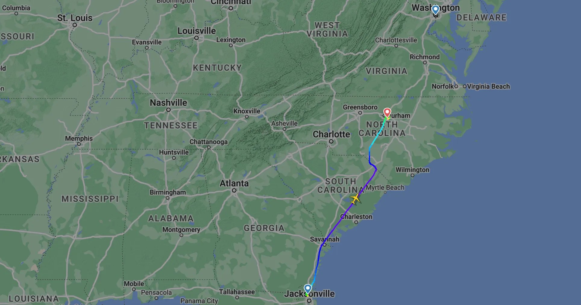 American Airlines Embraer E170 Diverts To Raleigh Because Of Unruly