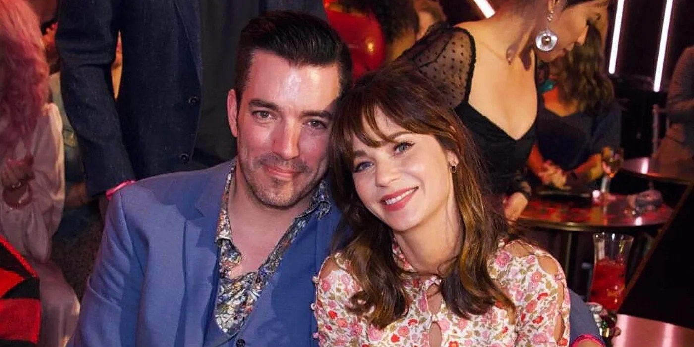 Zooey Deschanel Jonathan Scott to Brother's