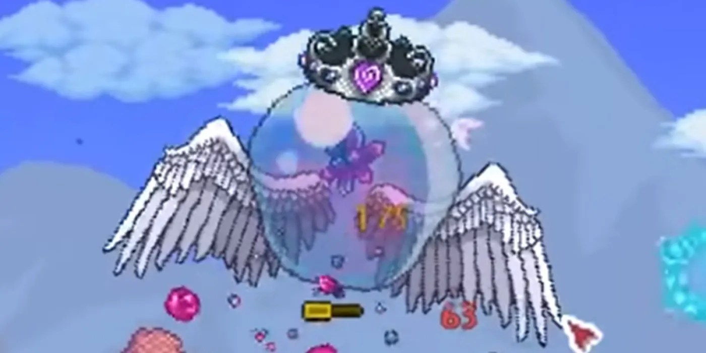 El final del viaje a Terraria Guía de Queen Slime Boss