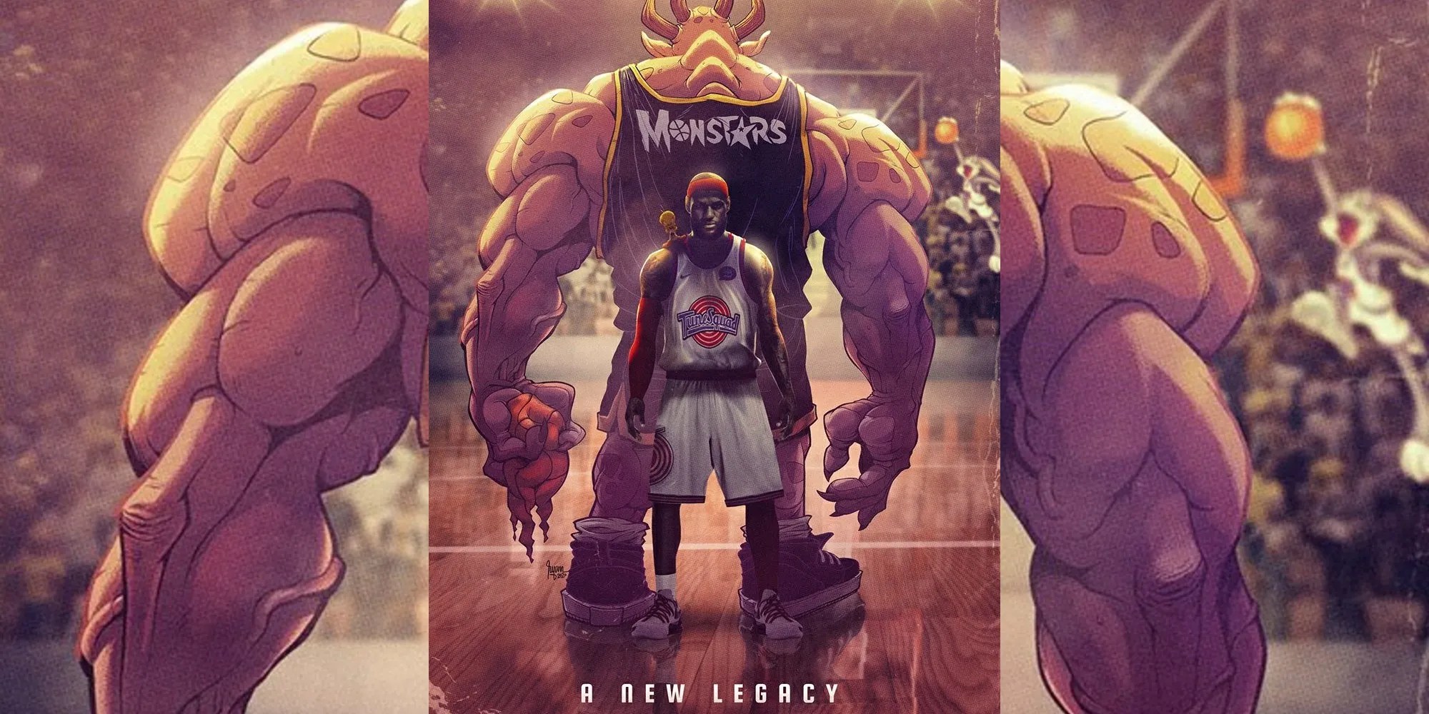Space Jam 2 LeBron James Steps Into the Spotlight in New Fan Poster
