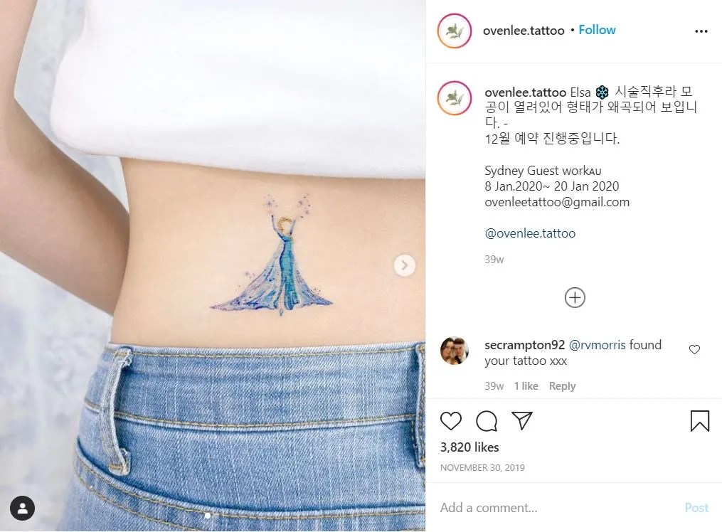 Frozen 10 Tattoos That Fans Will Want Inked On Their Bodies Asap - Wechoiceblogger 748_x_1015_jpg
