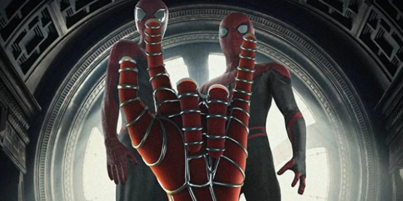 Maguire's SpiderMan Emerges From Doctor Strange's Portal In MCU Art
