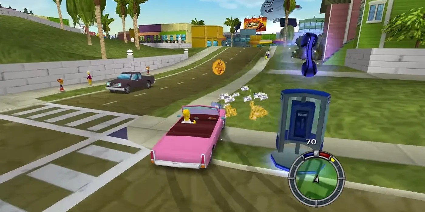 Simpsons Hit & Run Mod Turns All 3 Levels Into One Massive Springfield