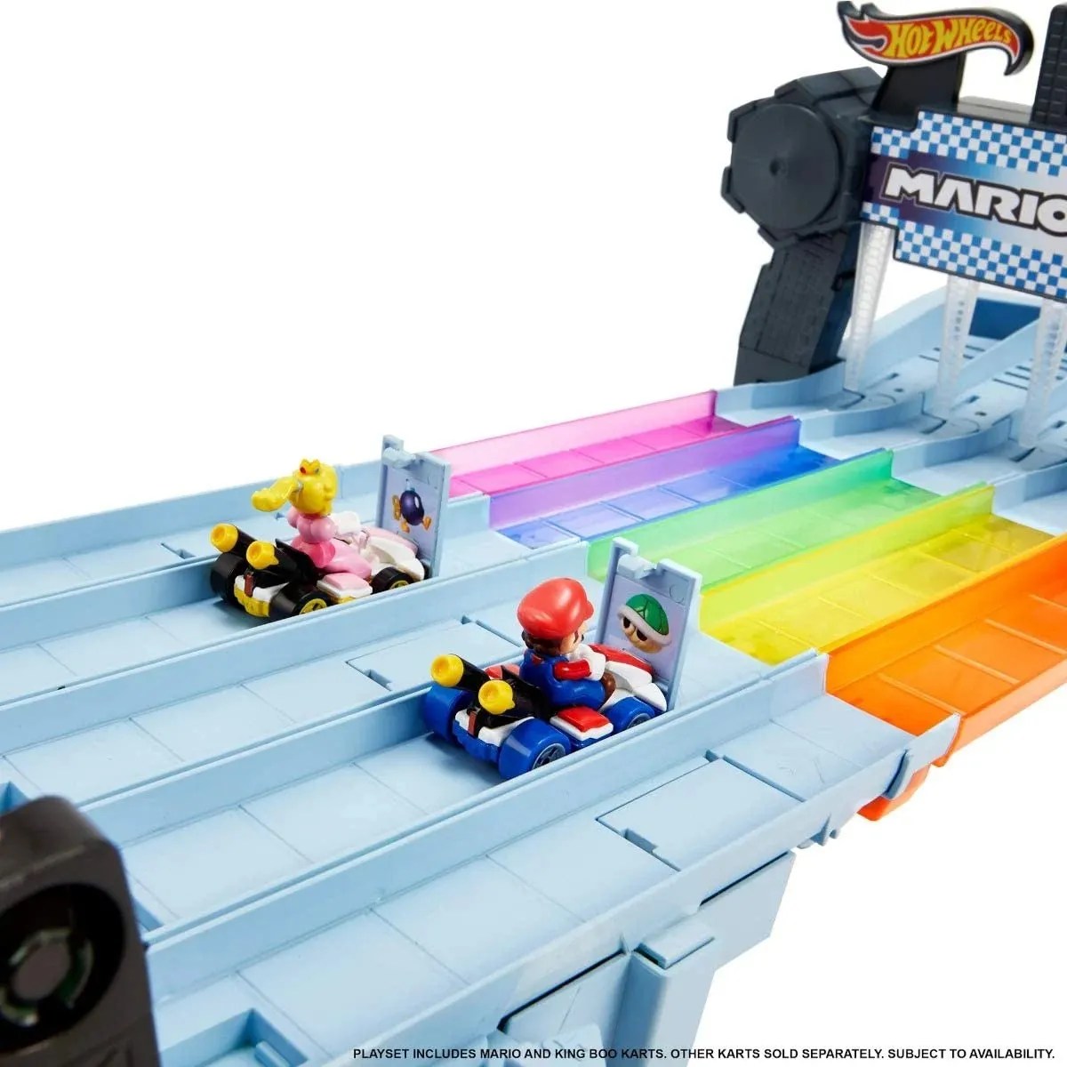 Mario Kart's Rainbow Road Comes To Life With Hot Wheels Track Informone