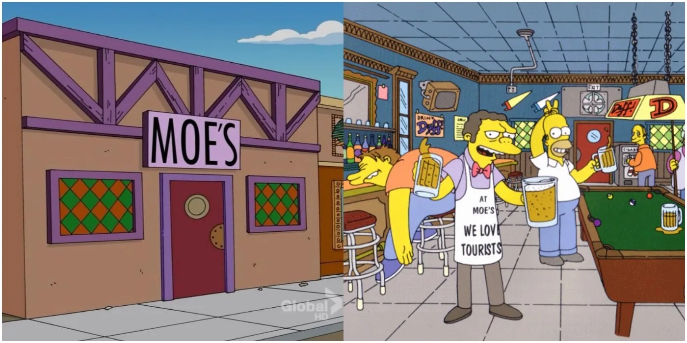 The Simpsons 10 Hidden Details You Missed About Moe's Tavern