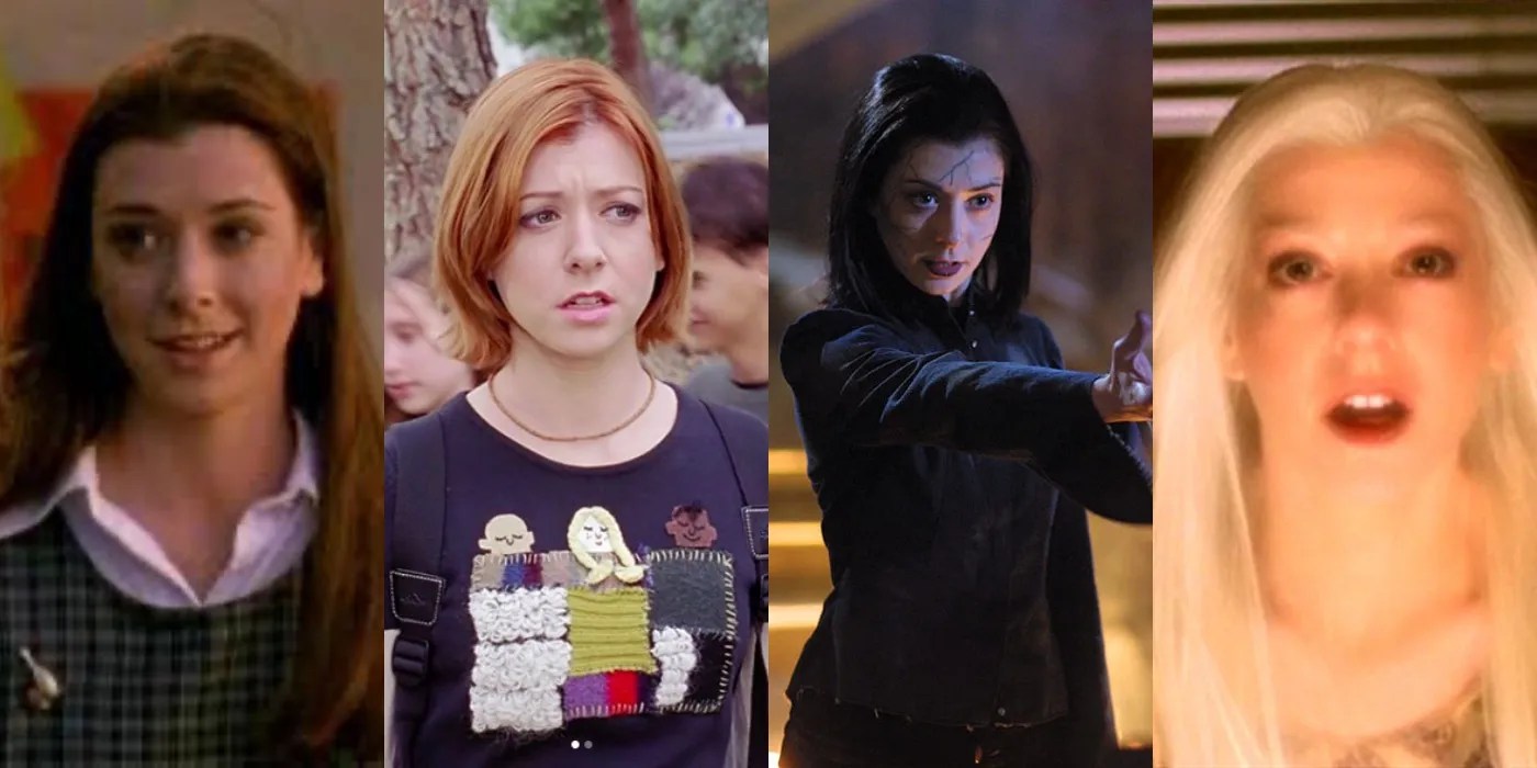 Buffy the Vampire Slayer Willow's Transformation Through the Years (In