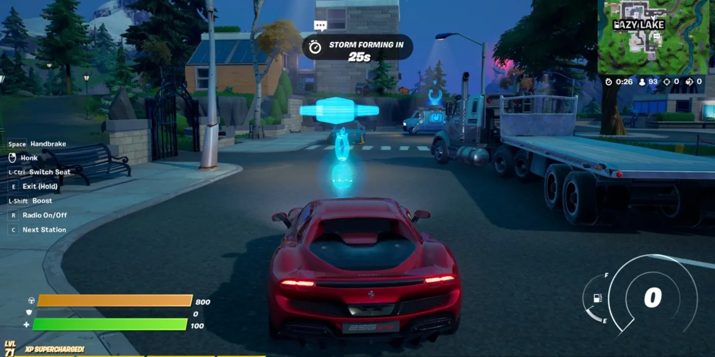 Fortnite How to Complete Ferrari 296 GTB Time Trials