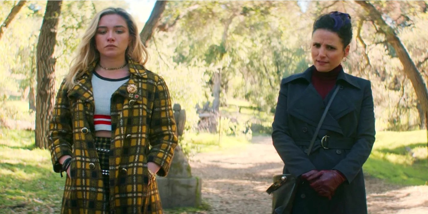 Florence Pugh réagit à la scène postcrédits de Black Widow Sird