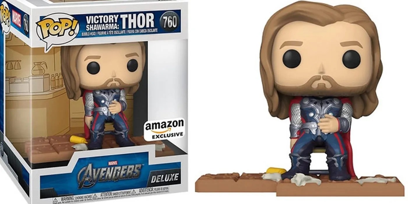New Funko Pop 2023 Avengers After-Credits Thor Funko Pop Completes Shawarma Series