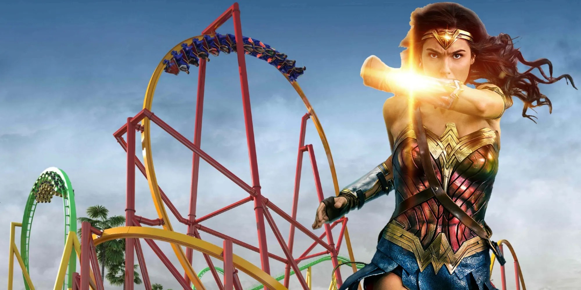 Wonder Woman Rollercoaster Coming To Six Flags Magic Mountain Next Summer