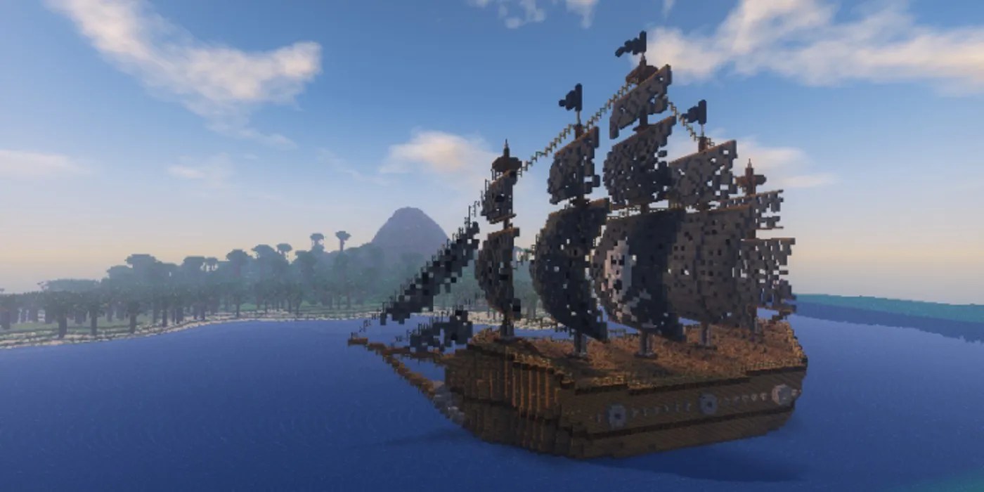 Minecraft Player's Massive Pirate Cave Is A Swashbuckler's Dream
