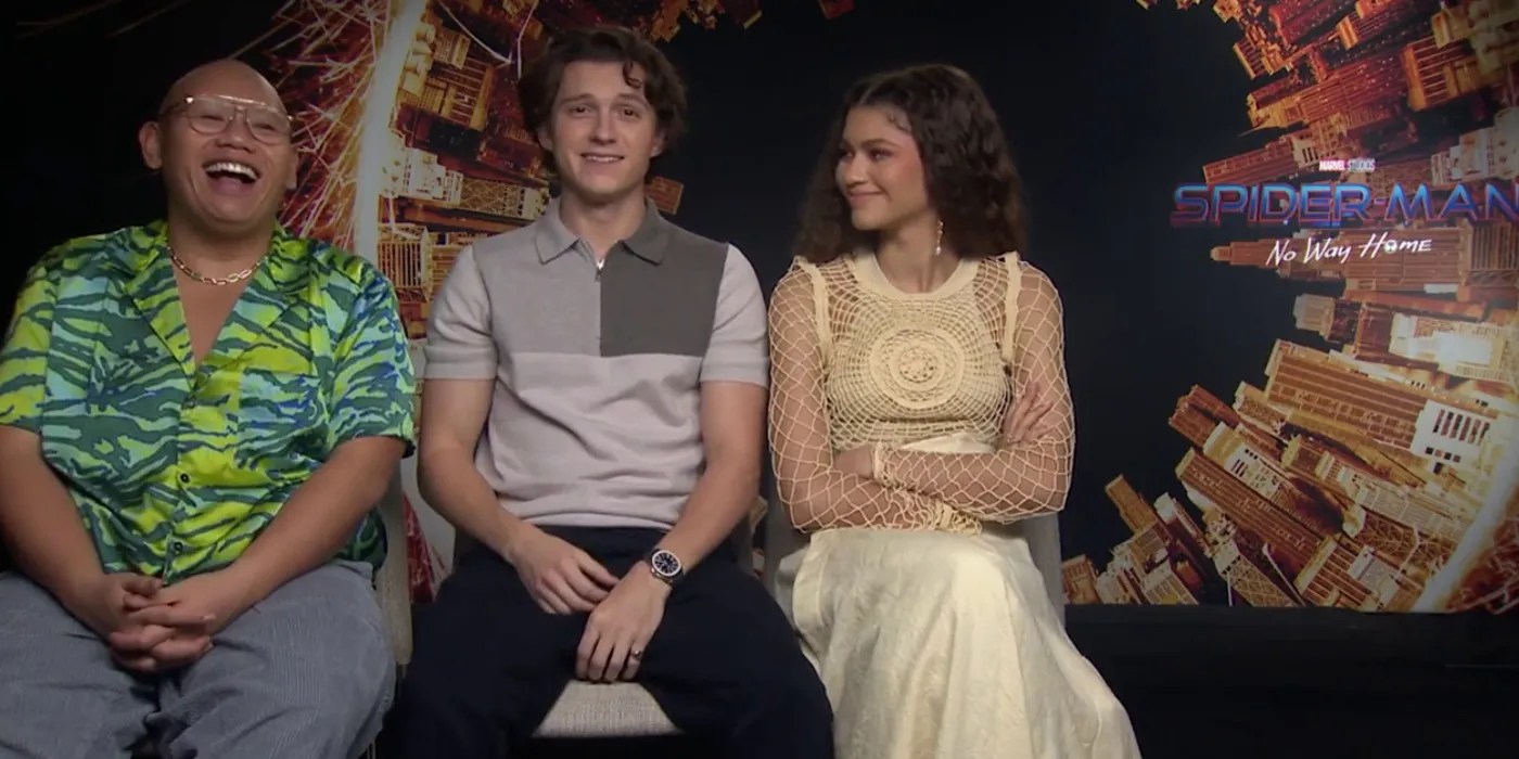 Tom Holland, Zendaya, & Jacob Batalon Interview SpiderMan No Way Home