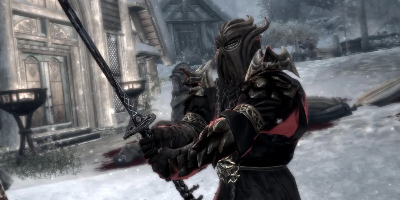 Skyrim's Ebony Blade Moves on Its Own When Player Leaves