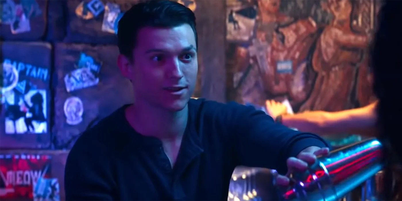 Tom Holland Shows Off Bartending Skills In Uncharted Movie Clip
