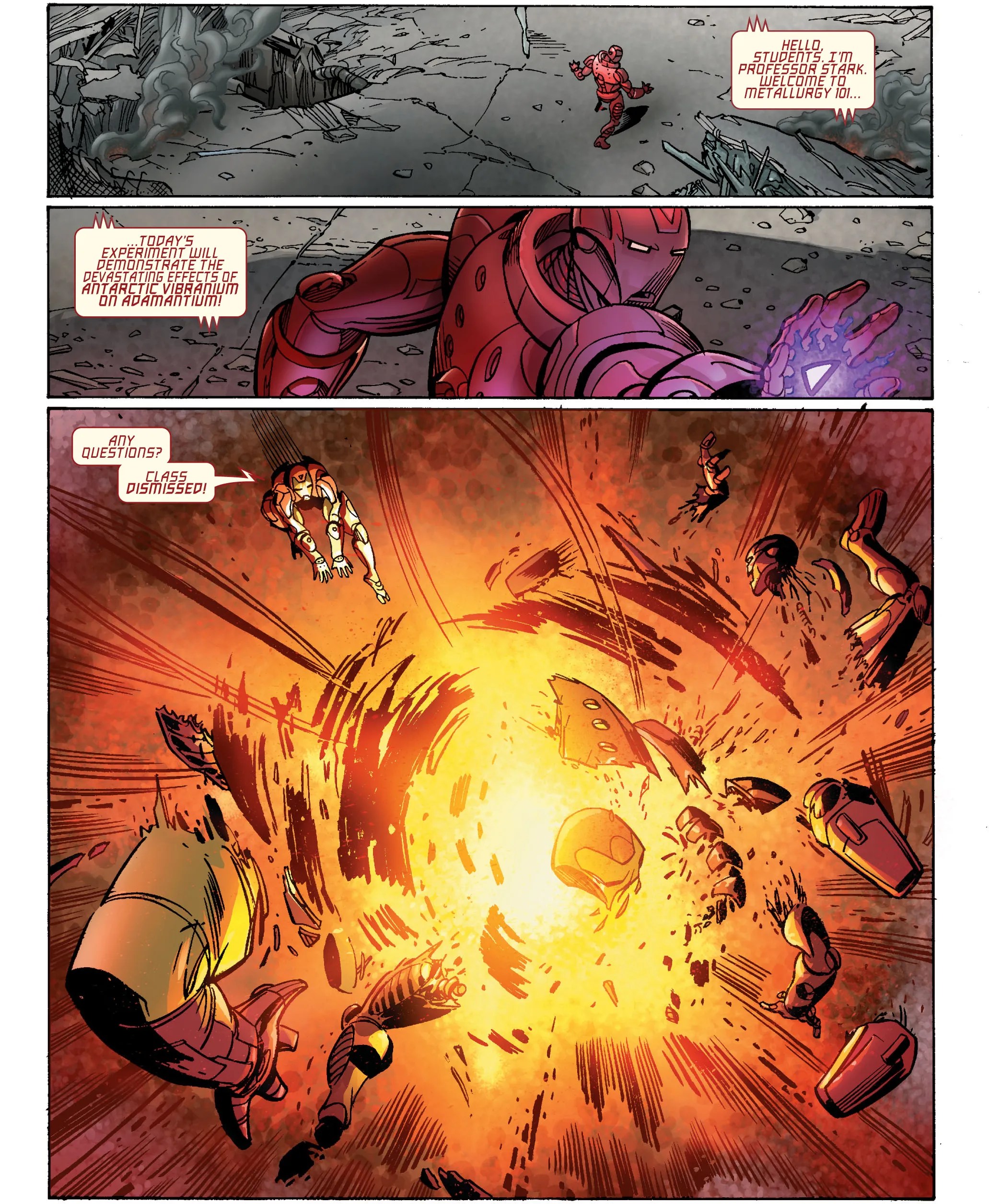 Why Iron Man Doesn't Use Adamantium in His Armor (Because He Discovered