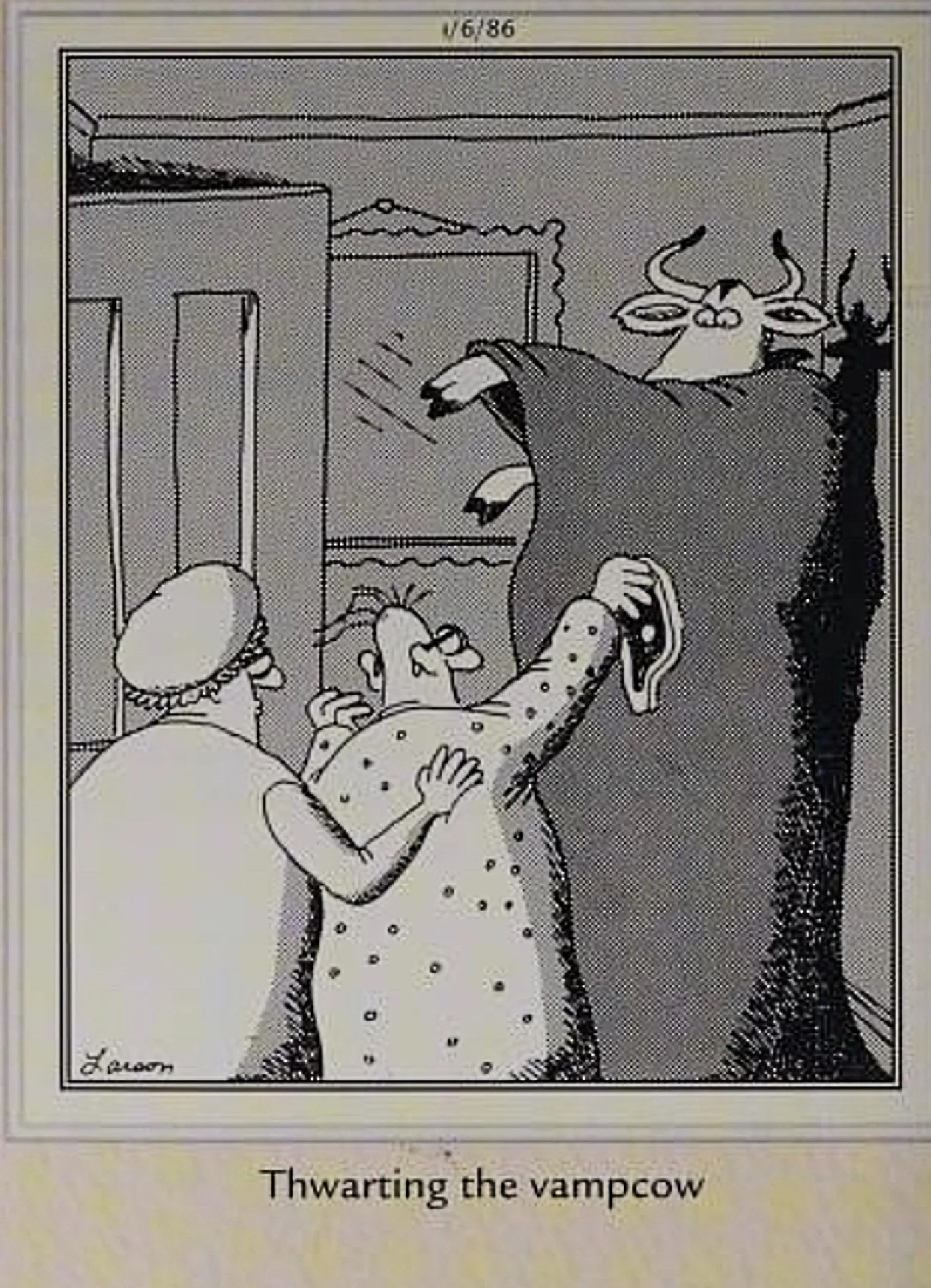 9 Funniest Far Side Comics Featuring Vampires
