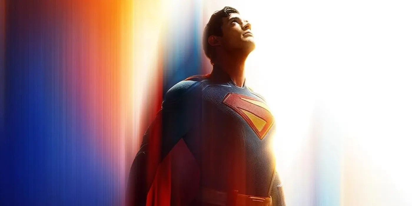 David Corenswet as Superman from the Superman Teaser Poster
