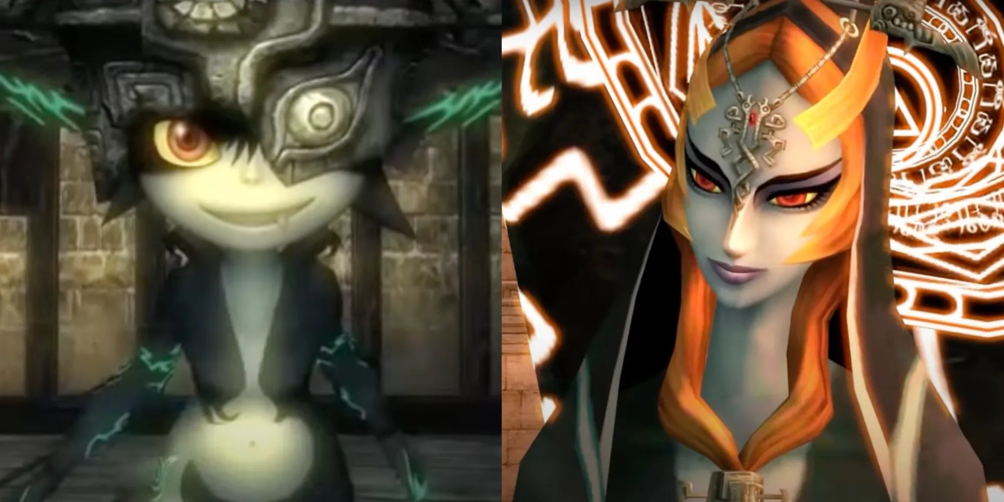 Midna in Imp and Twili Form from Twilight Princess