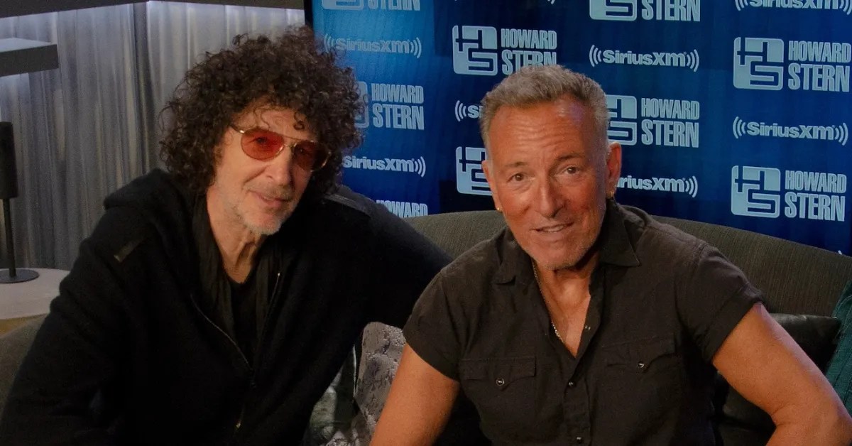 Bruce Springsteen Howard Stern Before Their Bombshell Interview
