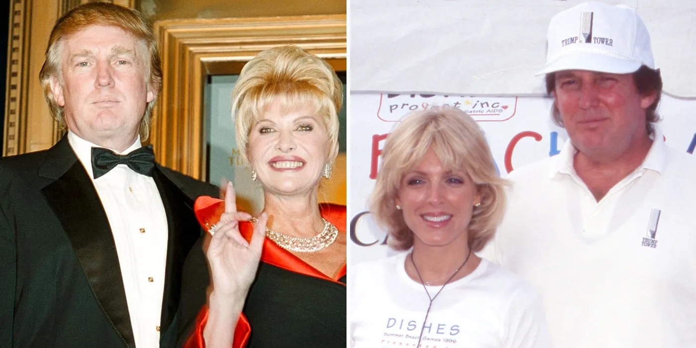 Ivana Trump Had Opposite Reactions To Melania And Marla Maples' Being