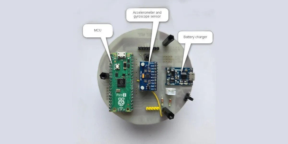 Someone turned a broken Magic 8 Ball into a physics-based Raspberry Pi Pico fortune teller