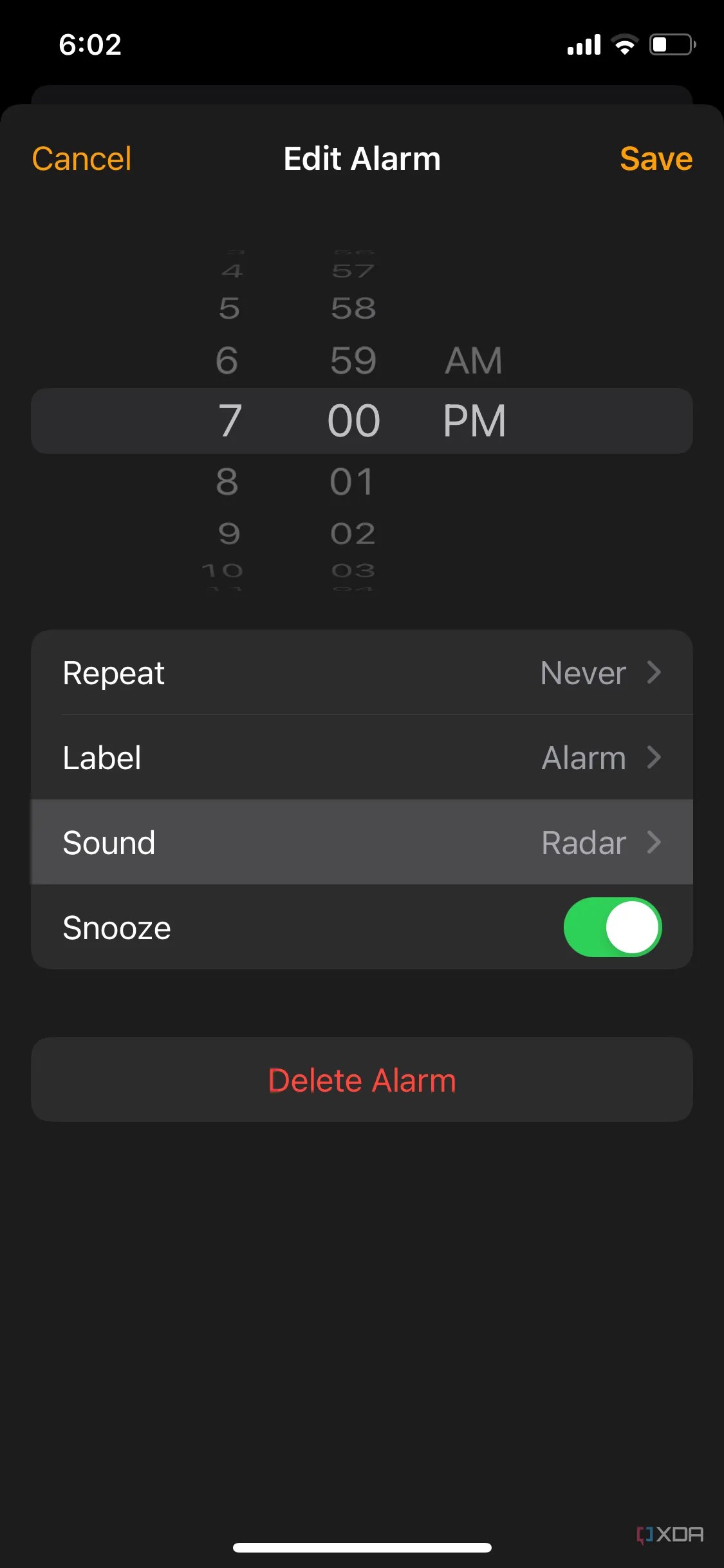 How to change the default alarm sound on iPhone