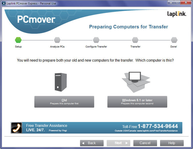 transfer data from old computer to new computer Microsoft.