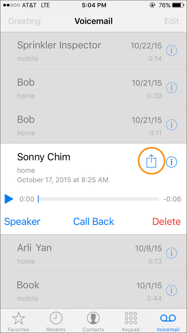 How to Save iPhone Voice Mail Messages The New York Times