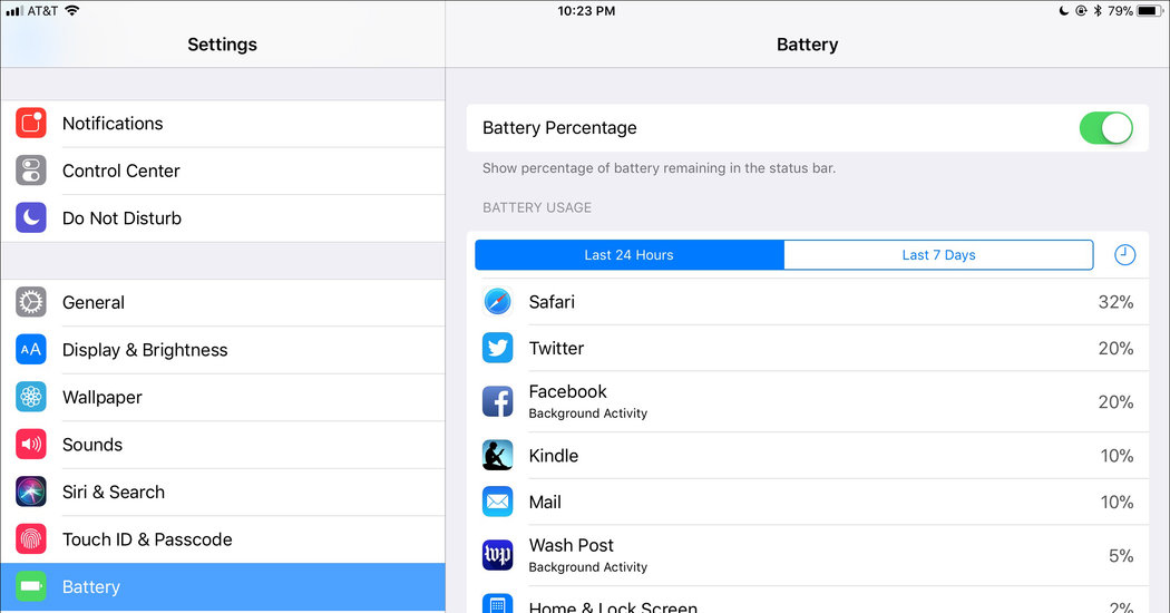 Managing an iPad’s Battery Use The New York Times