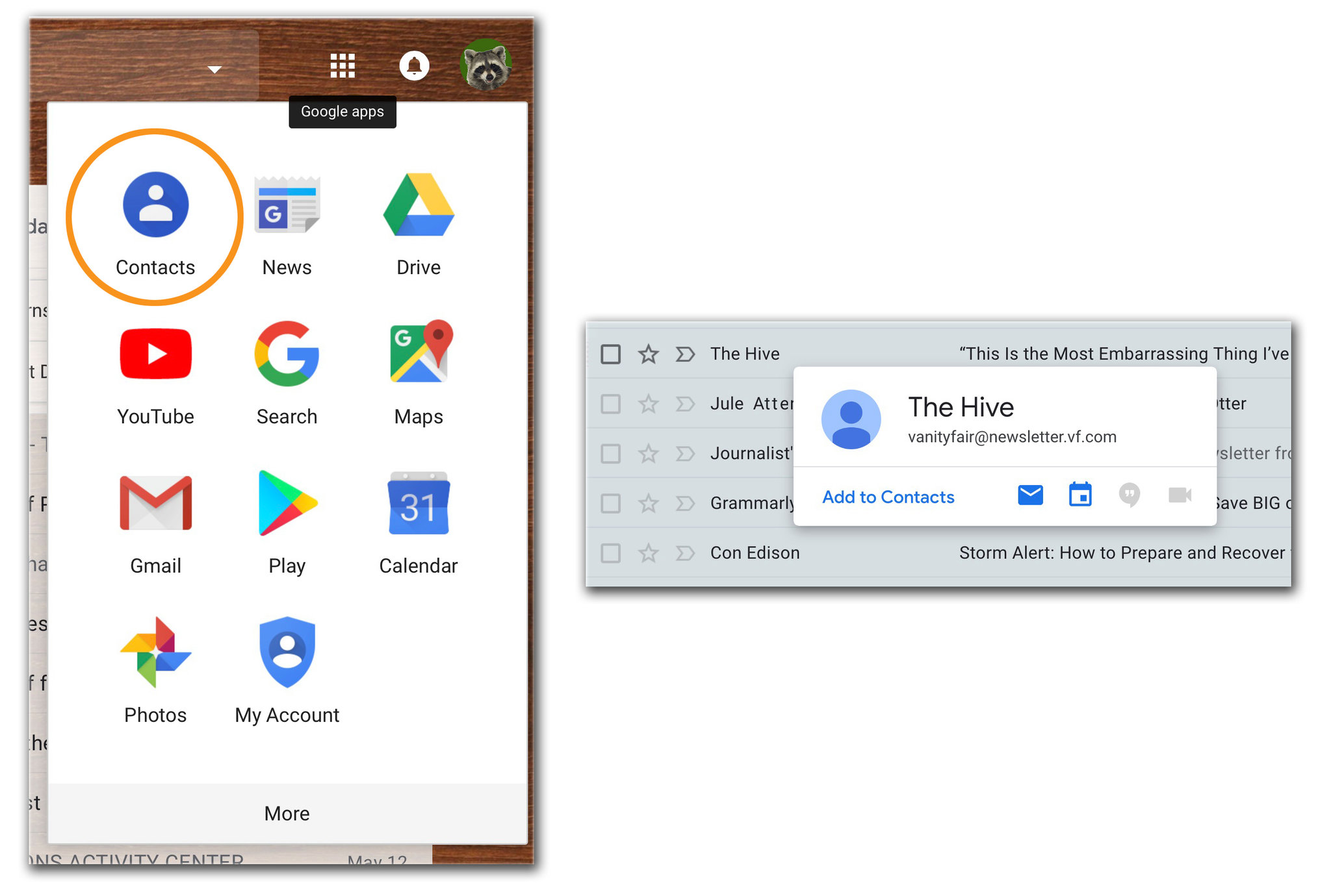 Gmail Contacts Not Showing
