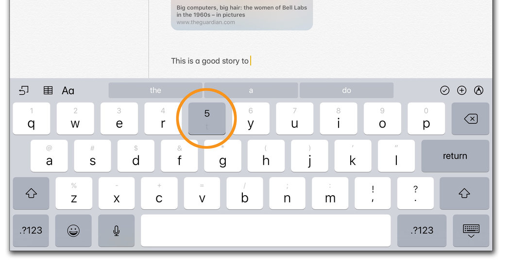 Flicks and Other iPad Keyboard Tricks The New York Times Flicks and Other iPad Keyboard Tricks The New York Times