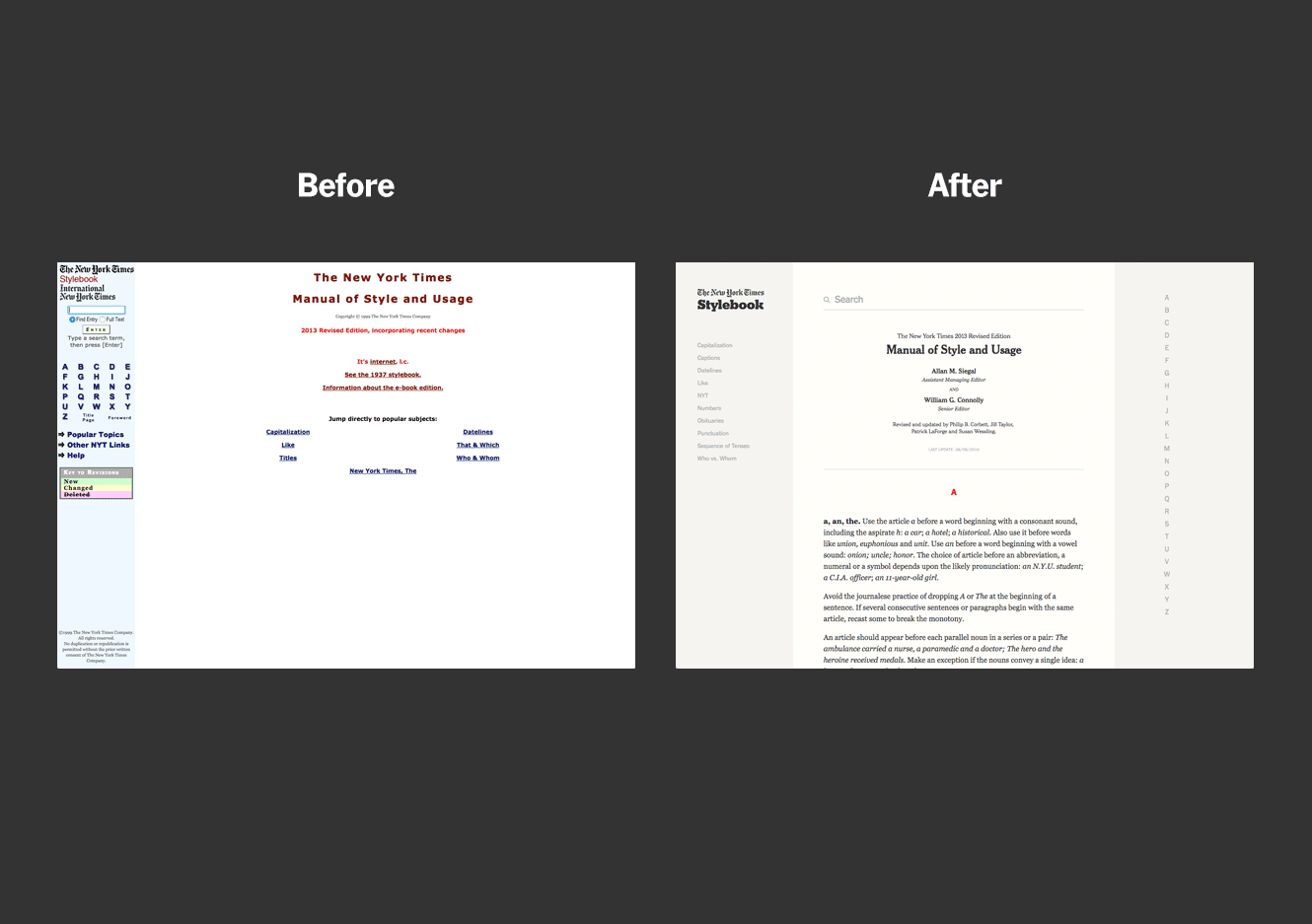 Putting {Style} into the Online New York Times Stylebook The New York