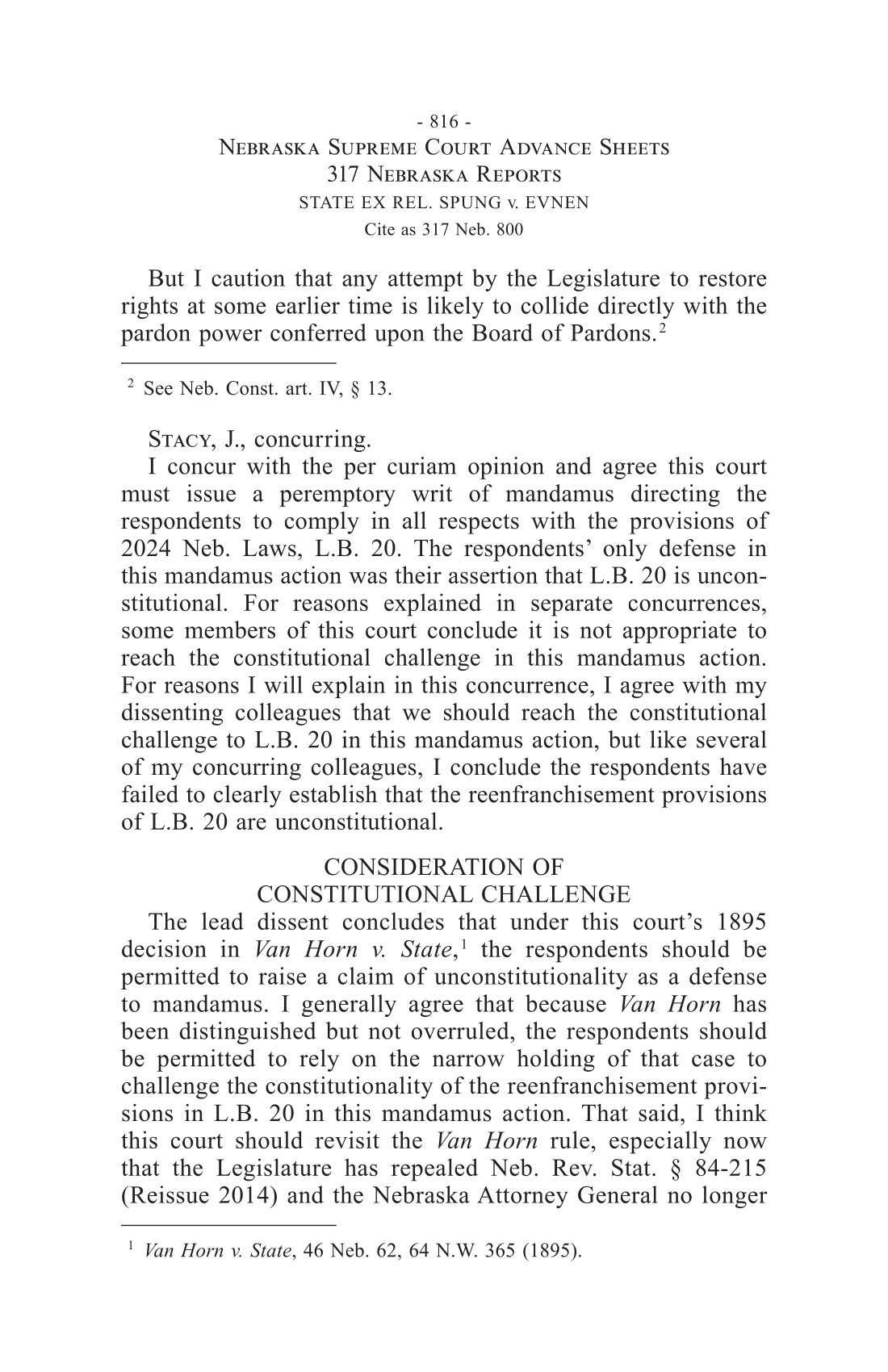 Read the Nebraska Supreme Court Ruling on Voting Rights for Felons